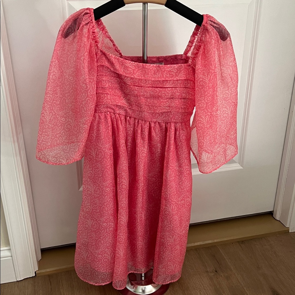 Abercrombie Babydoll Puff Sleeve Dress small tall